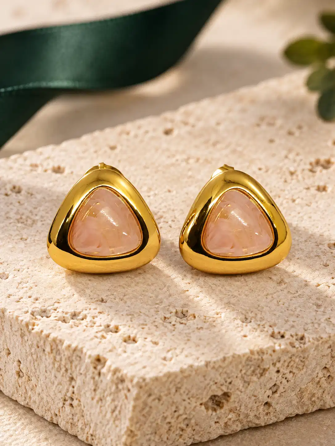 pink-stone-gold-stud-earrings