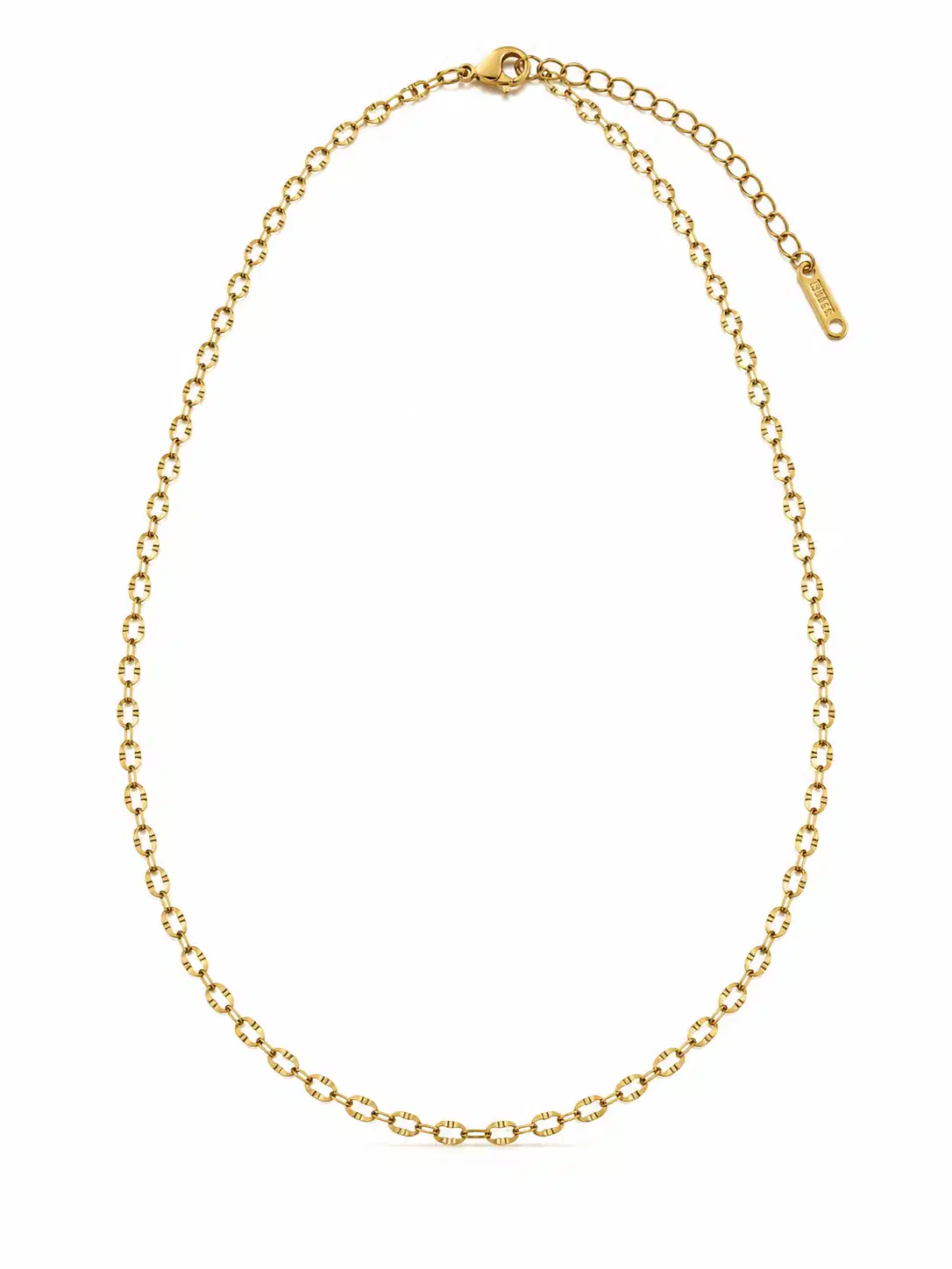 anti-tarnish-gold-loop-chain-necklace-women